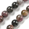 Natural Tourmaline Beads strands G-C076-6mm-10-2