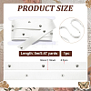 1Pc Cloth with Stainless Steel Wave Fold Curtain Tape FIND-PH0060-17B-2