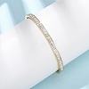 304 Stainless Steel Micro Pave Cubic Zirconia Hinged Bangles for Women BJEW-B161-06G-1