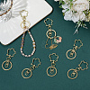 18Pcs Alloy Keychain Clasps KEYC-SC0001-72G-7