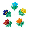 5Pcs 5 Colors Handmade Lampwork Beads LAMP-TA0002-15-3