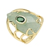 Natural Green Aventurine Cuff Rings GG-CBA5FCC-03G-02-4