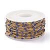 Ion Plating(IP) 304 Stainless Steel Enamel Curb Chains CHS-P013-01G-09-3