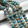 Dyed Natural Regalite/Imperial Jasper/Sea Sediment Jasper Beads Strands G-B124-C01-04-2