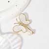 Butterfly Alloy Brooches PW-WGF6442-01-1