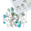 Natural & Synthetic Mixed Stone with Alloy Charms FIND-FS0002-16-3