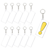 BENECREAT DIY Transparent Acrylic Keychain Clasps Making Kits DIY-BC0001-67-1