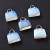 Opalite Brass Pendants KK-E274-01P-01-2
