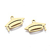 Ion Plating(IP) 201 Stainless Steel Pendants STAS-T044-240G-2
