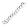 Tarnish Resistant 201 Stainless Steel Links Connectors STAS-B011-02B-P-3