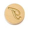 Golden Tone Brass Letter Stamps LS-KK-R005-01T-1