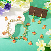 8Pcs 4 Styles 304 Stainless Steel Enamel Pendants STAS-TA0003-36-6