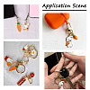 Kissitty 46Pcs 23 Styles Alloy Enamel Pendants ENAM-KS0001-02-7