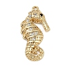 Brass Micro Pave Cubic Zirconia Pendants KK-I719-38G-1