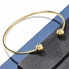 304 Stainless Steel Arm Cuff Bangles AJEW-P127-02G-3