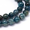 Round Natural Apatite Beads Strands G-F222-04-6mm-2