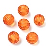 Autumn Theme Transparent Acrylic Beads TACR-S089-20mm-11-2