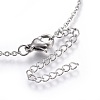 304 Stainless Steel Pendant Necklaces NJEW-O108-16P-3