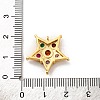 Brass Micro Pave Cubic Zirconia Pendants KK-U033-06G-02-3