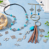  72Pcs 12 Styles Tibetan Style Alloy Connector Charms TIBE-TA0001-29-7