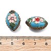 Handmade Cloisonne Beads CLB-Q002-09B-3