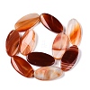 Natural Red Agate Beads Strands G-T138-201-2