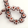 Handmade Millefiori Glass Bead Strands LK-R006-15F-2