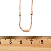 Brass Cable Chain Necklaces for Women NJEW-D302-19RG-5