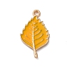 Thanksgiving Day Theme Alloy Enamel Pendants ENAM-M002-03G-06-1