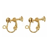 Brass Screw Clip Earring Converter EC143-NFG-1