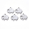 Non-Tarnish 201 Stainless Steel Charms X-STAS-N092-75-2