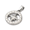 304 Stainless Steel Pendants STAS-A140-01B-P-2