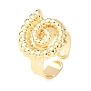 Ocean Brass Cuff Open Rings RJEW-Z129-01G-04-4