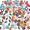 Halloween/Christmas Theme Handmade Polymer Clay Beads CLAY-NB0001-20-1