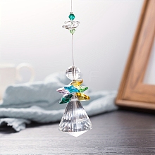 Angle Glass Hanging Ornaments PW-WG28625-03