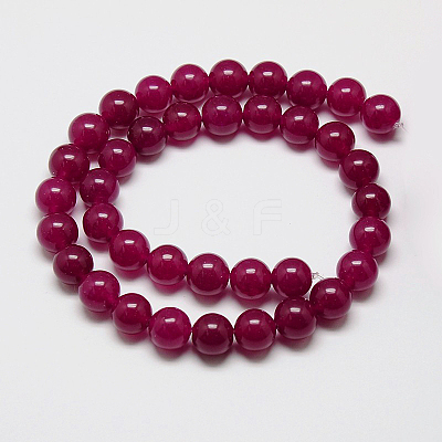 Natural Malaysia Jade Bead Strands G-M101-6mm-08-1