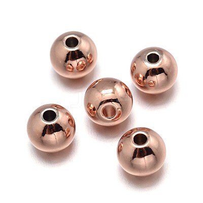 Brass Beads KK-F0317-4mm-01RG-NR-1