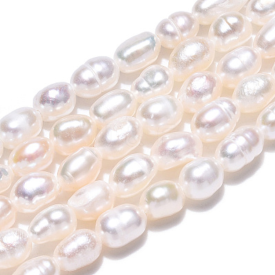 Natural Cultured Freshwater Pearl Beads Strands PEAR-N012-03I-1