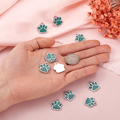 Alloy Enamel Charms X-ENAM-TAC0001-05B-1