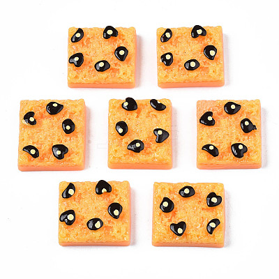 Opaque Epoxy Resin Cabochons CRES-S358-49-1