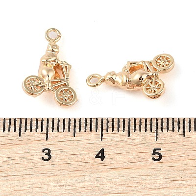 Brass Pendants KK-Q816-21G-1