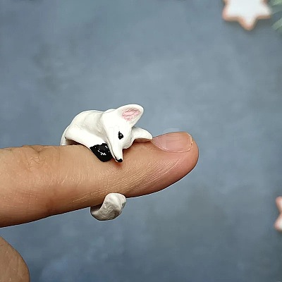 Alloy Enamel Cuff Open Rings WGBCF22-02-1