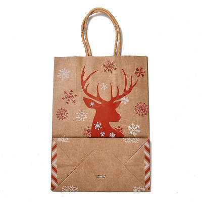 Christmas Theme Rectangle Paper Bags CARB-F011-01C-1