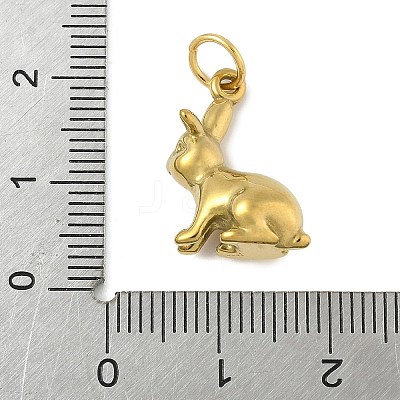 Ion Plating(IP) 304 Stainless Steel Pendants STAS-P391-01J-G-1