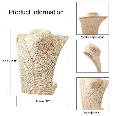 Stereoscopic Necklace Bust Displays NDIS-E018-B-01-1