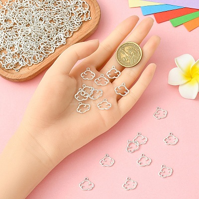 200Pcs Tibetan Style Alloy Charms FIND-YW0008-33-1