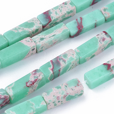 Synthetic Imperial Jasper Beads Strands G-E508-02G-1