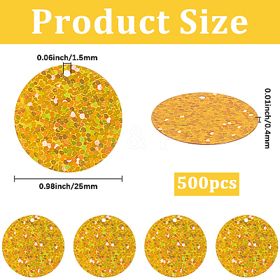 500Pcs Plastic Pendants KY-GF0001-72A-1