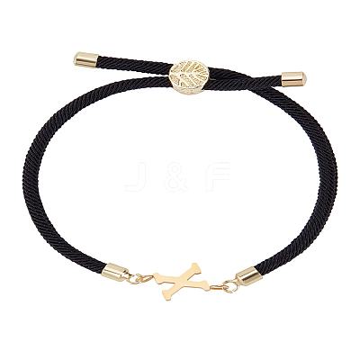 1Pc Adjustable Nylon Cord Slider Bracelets for Women BJEW-LP0001-32X-01-1