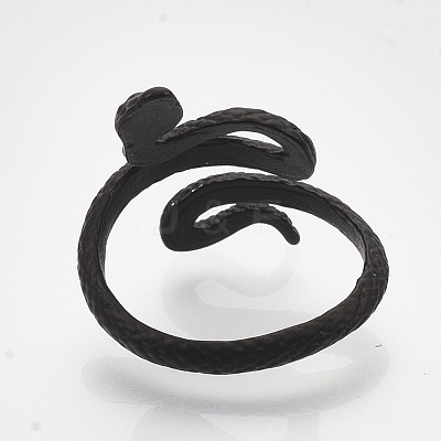 Electrophoresis Alloy Cuff Finger Rings X-RJEW-S038-192A-1